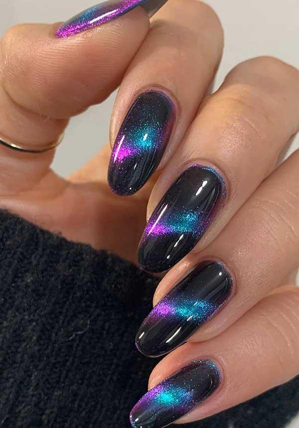 Hera | NAIL POLISH - Beserk - all, clickfrenzy15-2023, cosmetics, discountapp, fp, galaxy, googleshopping, gothic cosmetics, halloween cosmetics, halloween nails, labelvegan, mar23, mothersdayselfcare, nail, nail art, nail artist, nail polish, nail polishes, nail varnish, nails, purple, R260323, STA122, teal, vegan