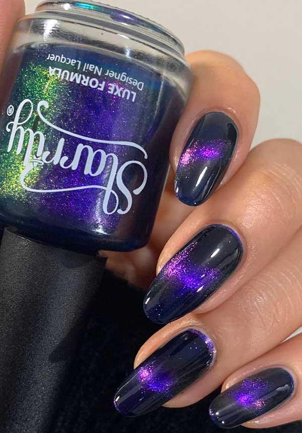 Nightshade | NAIL POLISH - Beserk - all, clickfrenzy15-2023, cosmetics, discountapp, fp, googleshopping, goth, gothic, gothic cosmetics, halloween cosmetics, halloween nails, labelvegan, mar23, mothersdayselfcare, nail, nail art, nail artist, nail polish, nail polishes, nail varnish, nails, purple, R260323, STA122, vegan