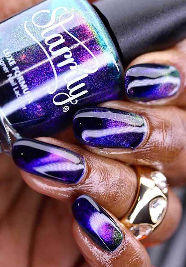 Nightshade | NAIL POLISH - Beserk - all, clickfrenzy15-2023, cosmetics, discountapp, fp, googleshopping, goth, gothic, gothic cosmetics, halloween cosmetics, halloween nails, labelvegan, mar23, mothersdayselfcare, nail, nail art, nail artist, nail polish, nail polishes, nail varnish, nails, purple, R260323, STA122, vegan