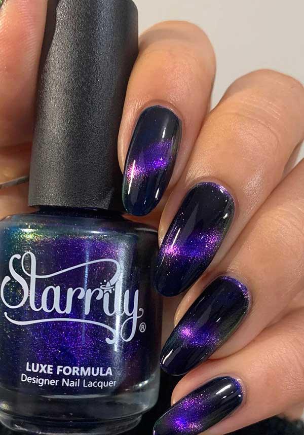 Nightshade | NAIL POLISH - Beserk - all, clickfrenzy15-2023, cosmetics, discountapp, fp, googleshopping, goth, gothic, gothic cosmetics, halloween cosmetics, halloween nails, labelvegan, mar23, mothersdayselfcare, nail, nail art, nail artist, nail polish, nail polishes, nail varnish, nails, purple, R260323, STA122, vegan