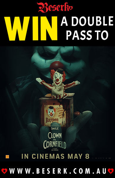 WIN A DOUBLE PASS TO CLOWN IN A CORNFIELD
