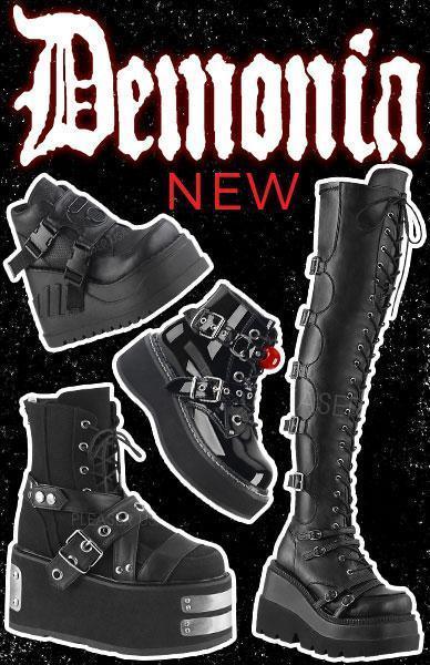 NEW DEMONIA SHOES AT BESERK - Beserk