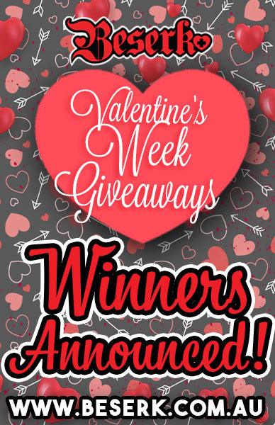 VALENTINES WEEK GIVEAWAY WINNERS ANNOUNCED!