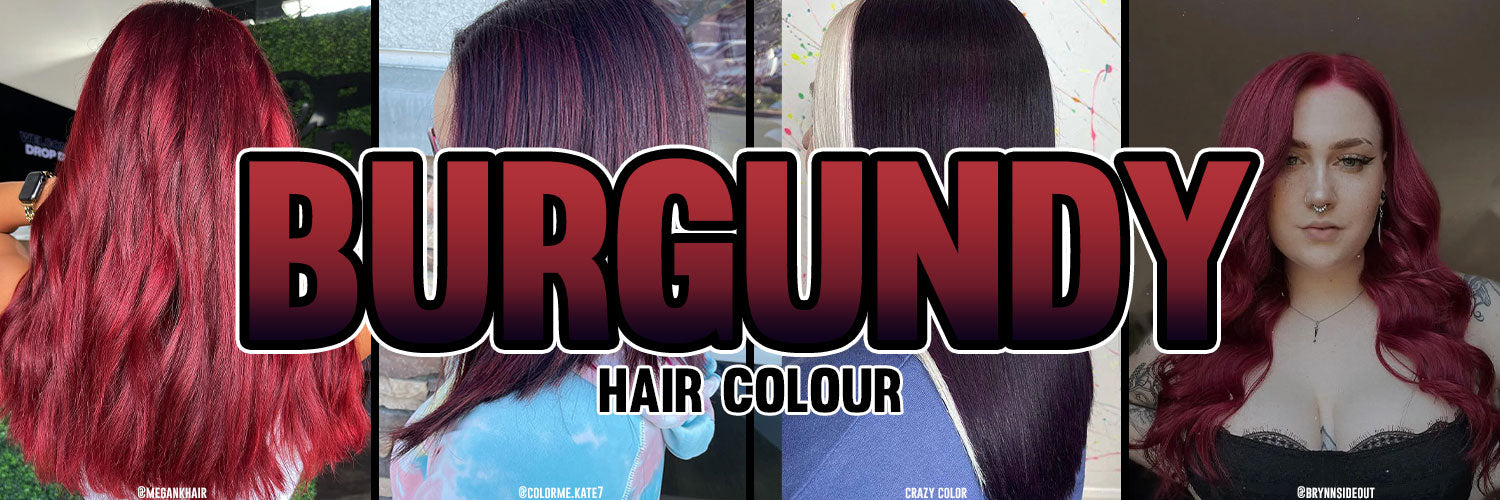 BURGUNDY HAIR DYE & COLOUR