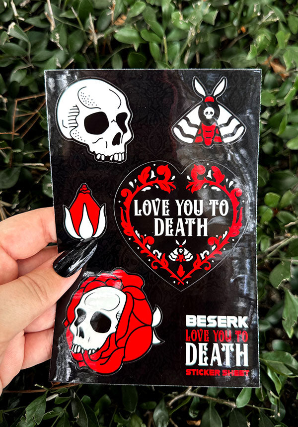 Love You To Death | STICKER SHEET