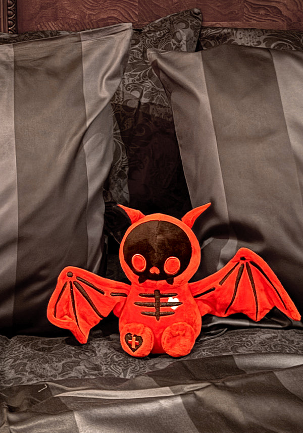 Skele Koumori-Chan [Black/Red] | BAT PLUSH