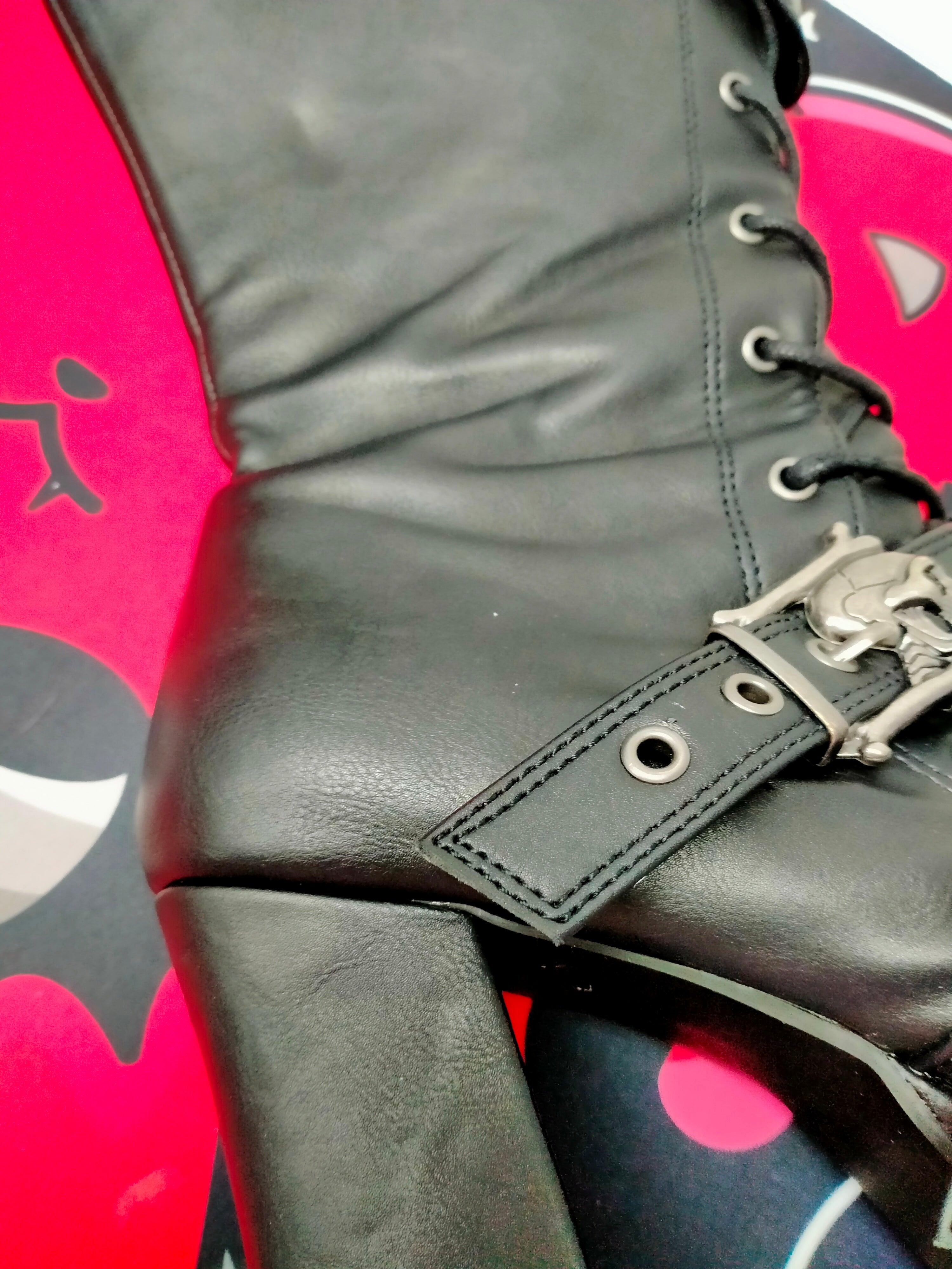 CHARADE-230 [Black] | PLATFORM BOOTS [FAULTY]**