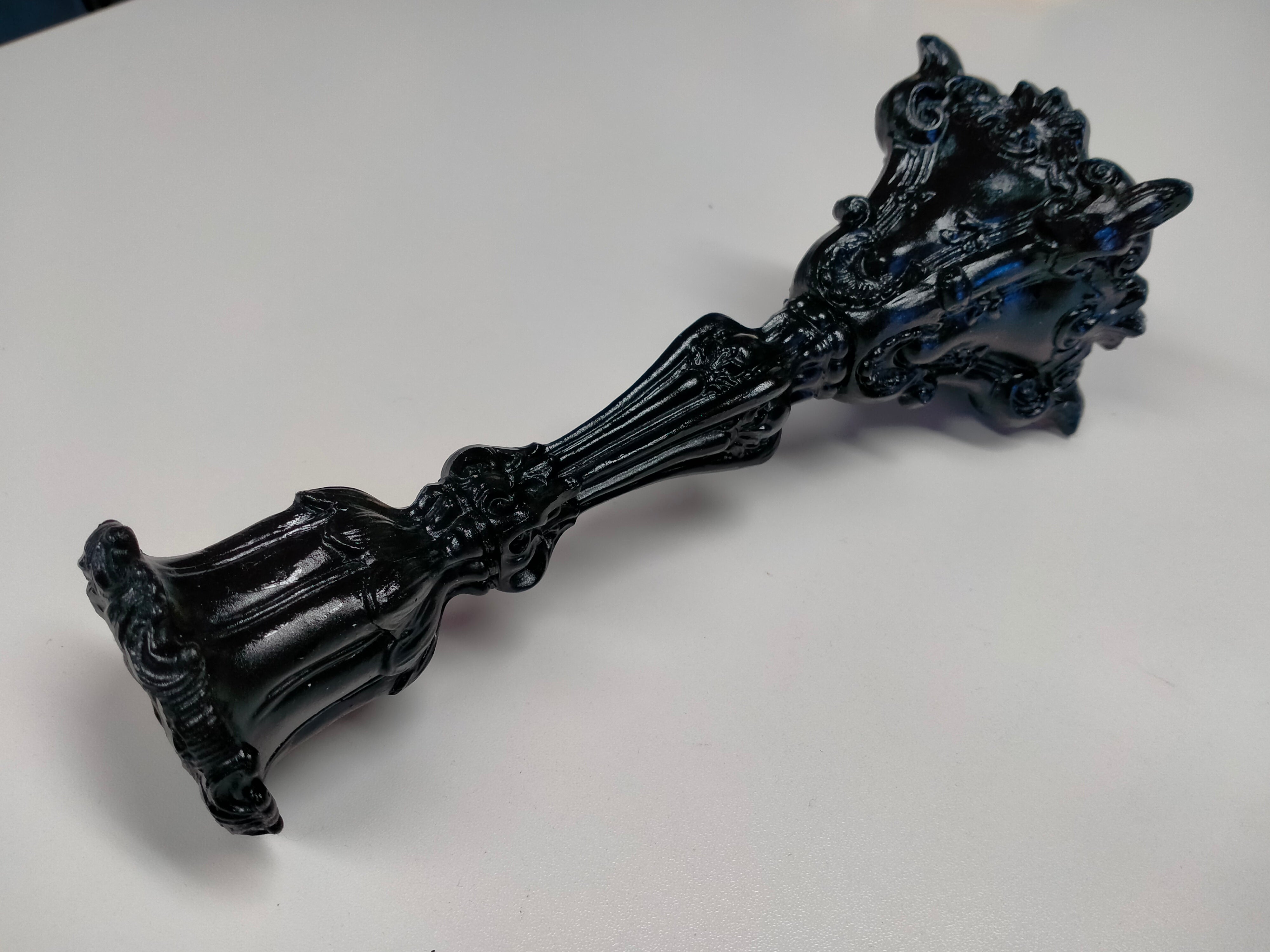 Baroque [Black] | CANDLE HOLDER (FAULTY)**