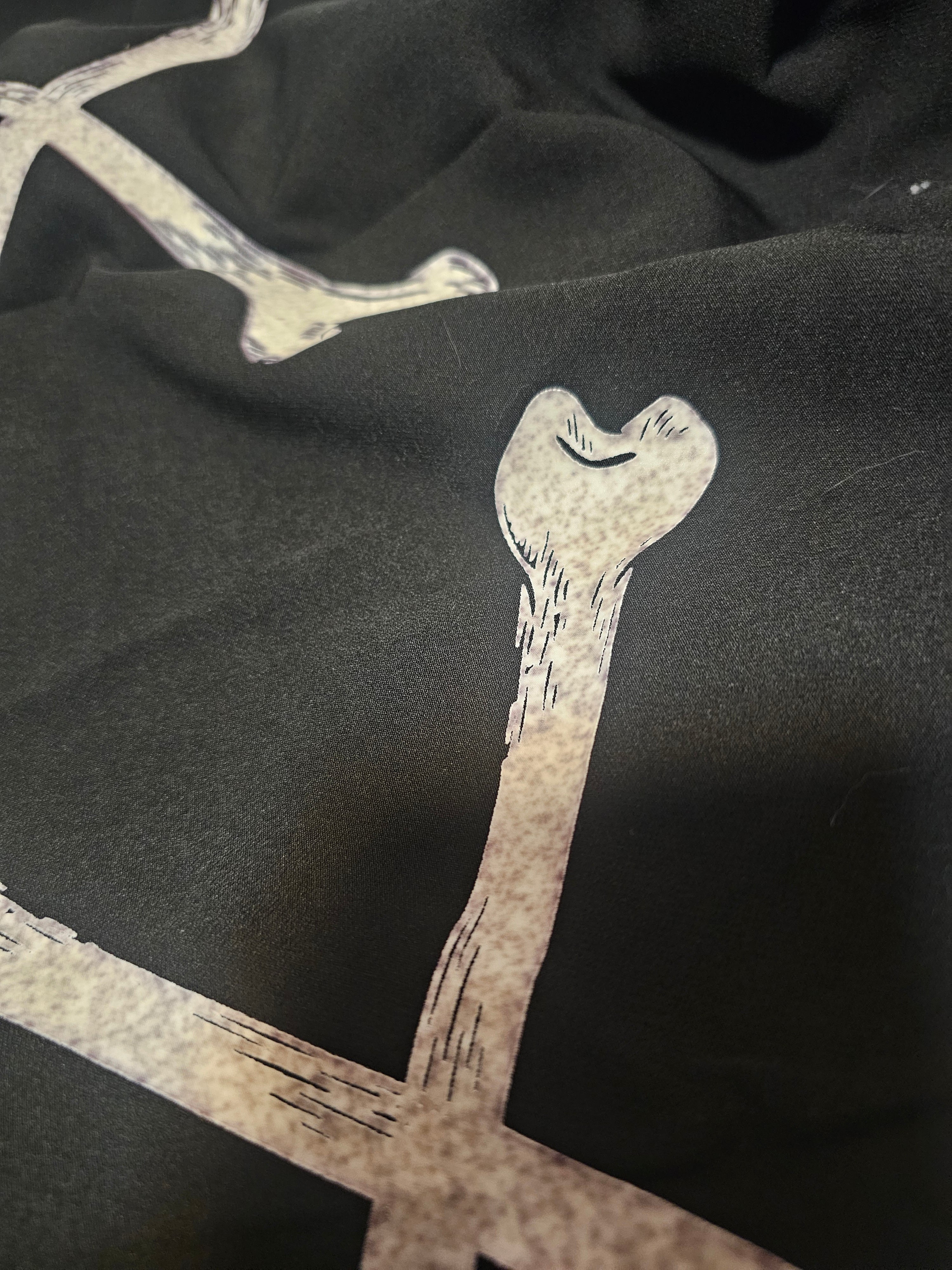 Dark Skeleton Bobbie Swing Dress | SWING DRESS [FAULTY]**