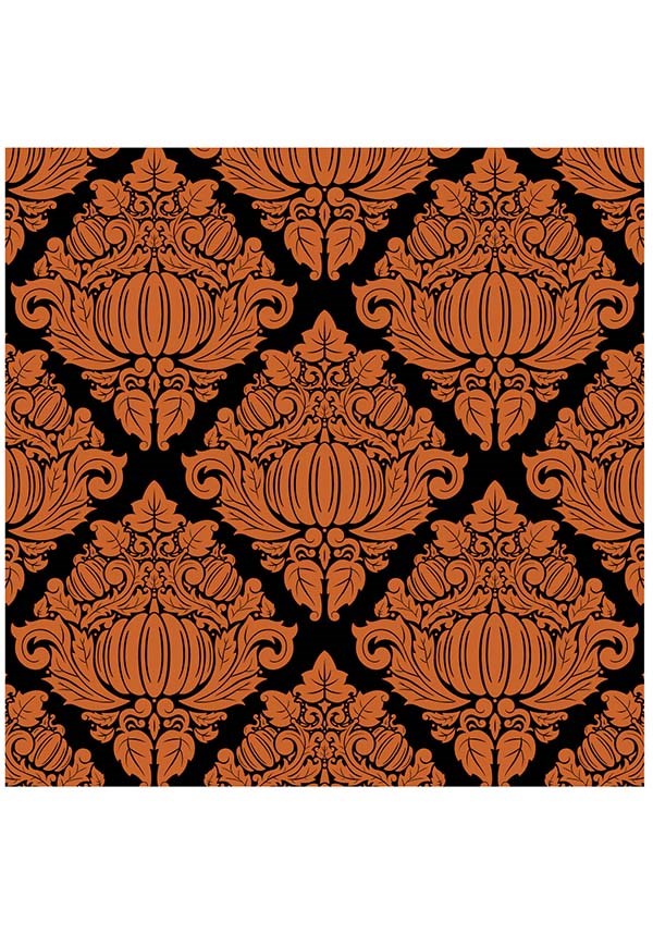 Haunted Harvest [Black/Orange] | CUSHION COVER