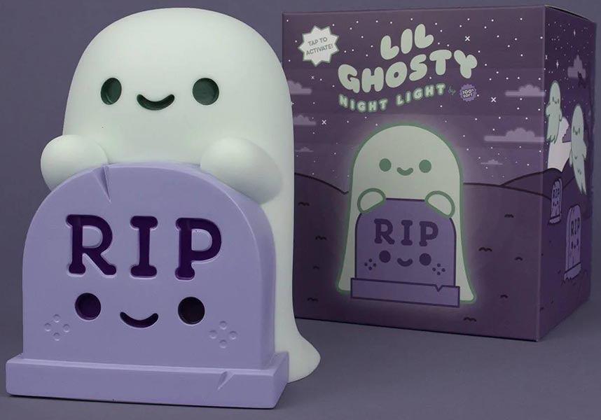 Lil Ghosty | NIGHT LIGHT - Beserk - all, christmas gift, christmas gifts, clickfrenzy15-2023, cute, DI20462-0029, disburst, discountapp, fp, ghost, gift, gift idea, gift ideas, gifts, googleshopping, goth, goth homeware, goth homewares, gothic, gothic gifts, gothic homeware, gothic homewares, grave, home, homeware, homewares, kids gift, kids gifts, kids lighting, light, light up, mens gift, mens gifts, night light, nov22, R151122