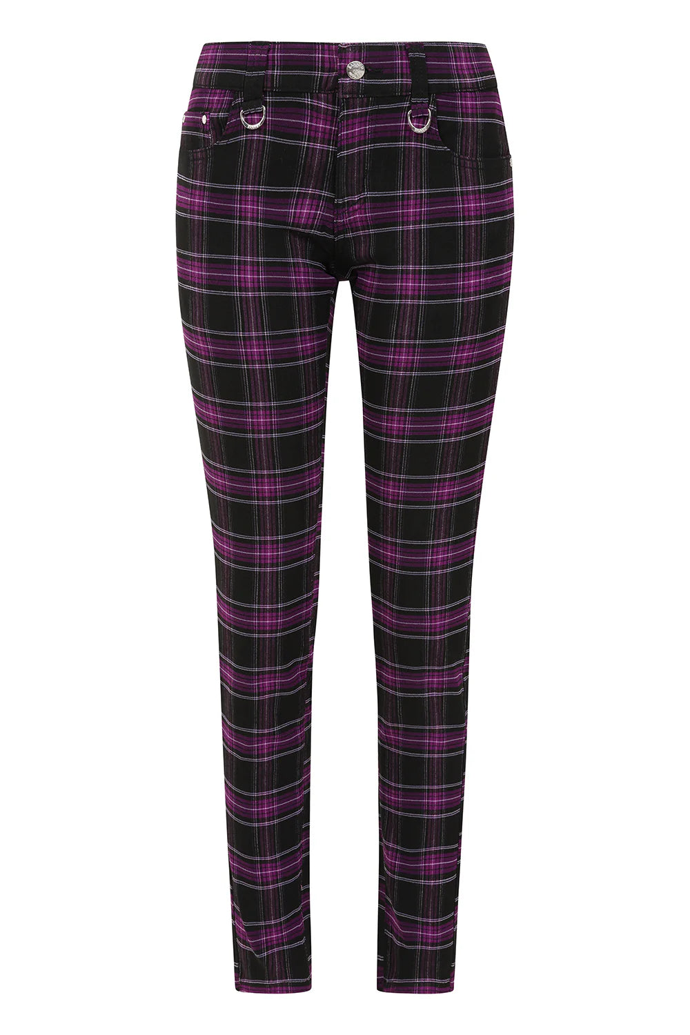 Forever Yours [Purple Tartan] | SKINNY JEANS