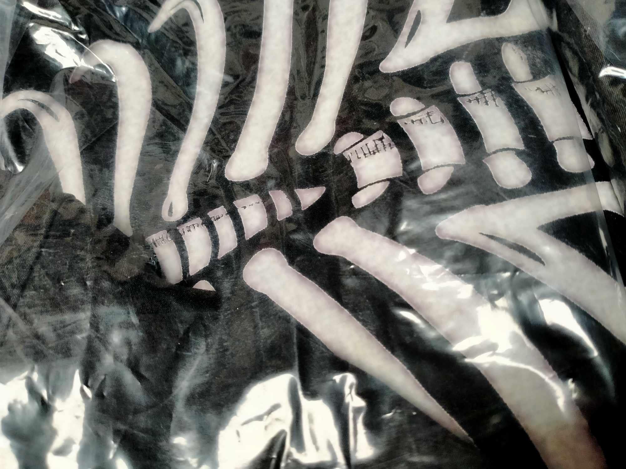Dark Skeleton Bobbie Swing Dress | SWING DRESS [FAULTY]**