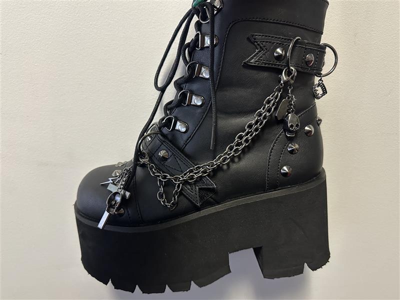 ASHES-52 [Black] | PLATFORM BOOTS [FAULTY]