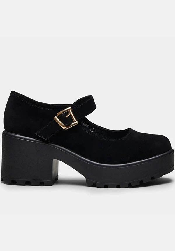 Tira [Black Suede] | MARY JANES