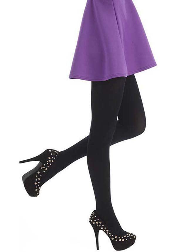 80 Denier [Black] | OPAQUE TIGHTS - Beserk - all, all clothing, all ladies, all ladies clothing, black, clickfrenzy15-2023, clothing, derby hosiery, discountapp, fp, hosiery, hosiery and socks, ladies, ladies clothing, pamela mann, repriced100523, stockings, tights, winter, winter clothing, winter wear, women
