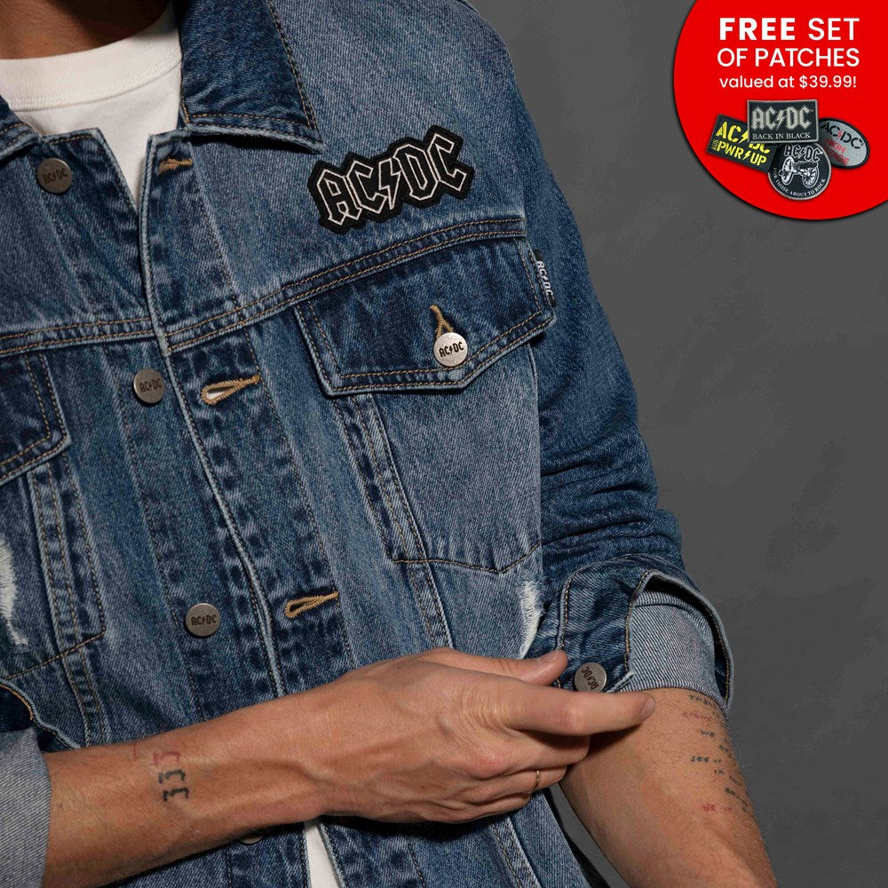 AC/DC | High Voltage [Dark Indigo] DENIM JACKET [PREORDER]