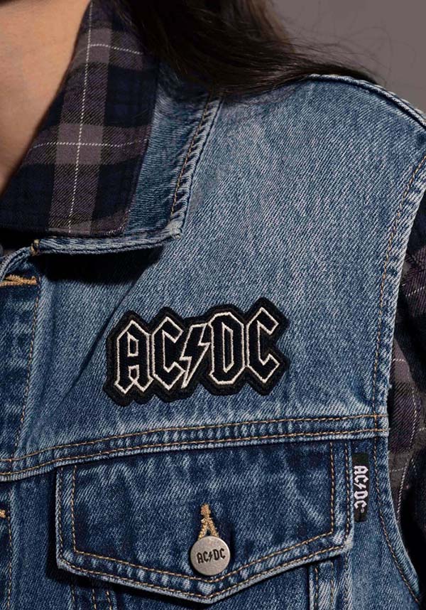 AC/DC | High Voltage [Dark Indigo] DENIM VEST [PREORDER]
