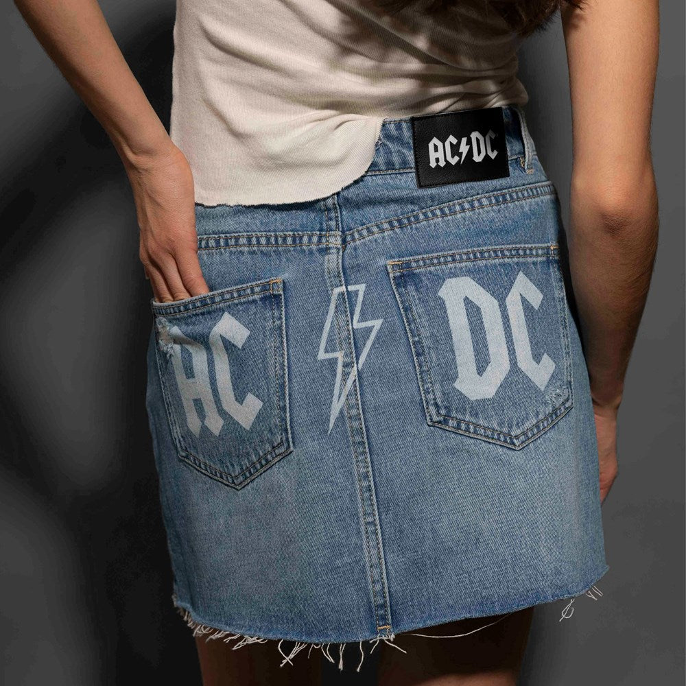 AC/DC | Indigo DENIM SKIRT [PREORDER]