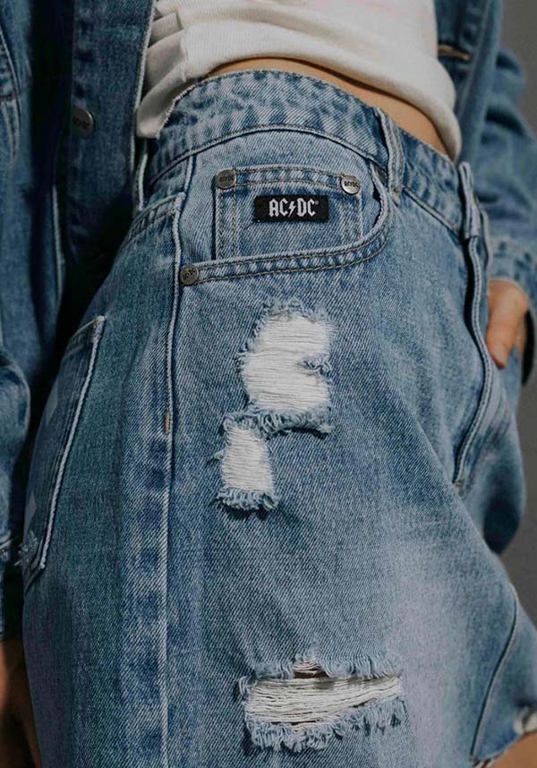 AC/DC | Indigo DENIM SKIRT [PREORDER]