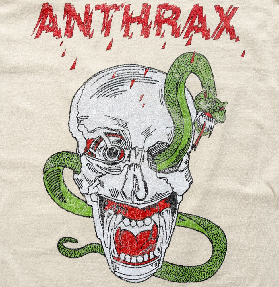 Anthrax | Skull Snake [Cream] T-SHIRT [PREORDER]