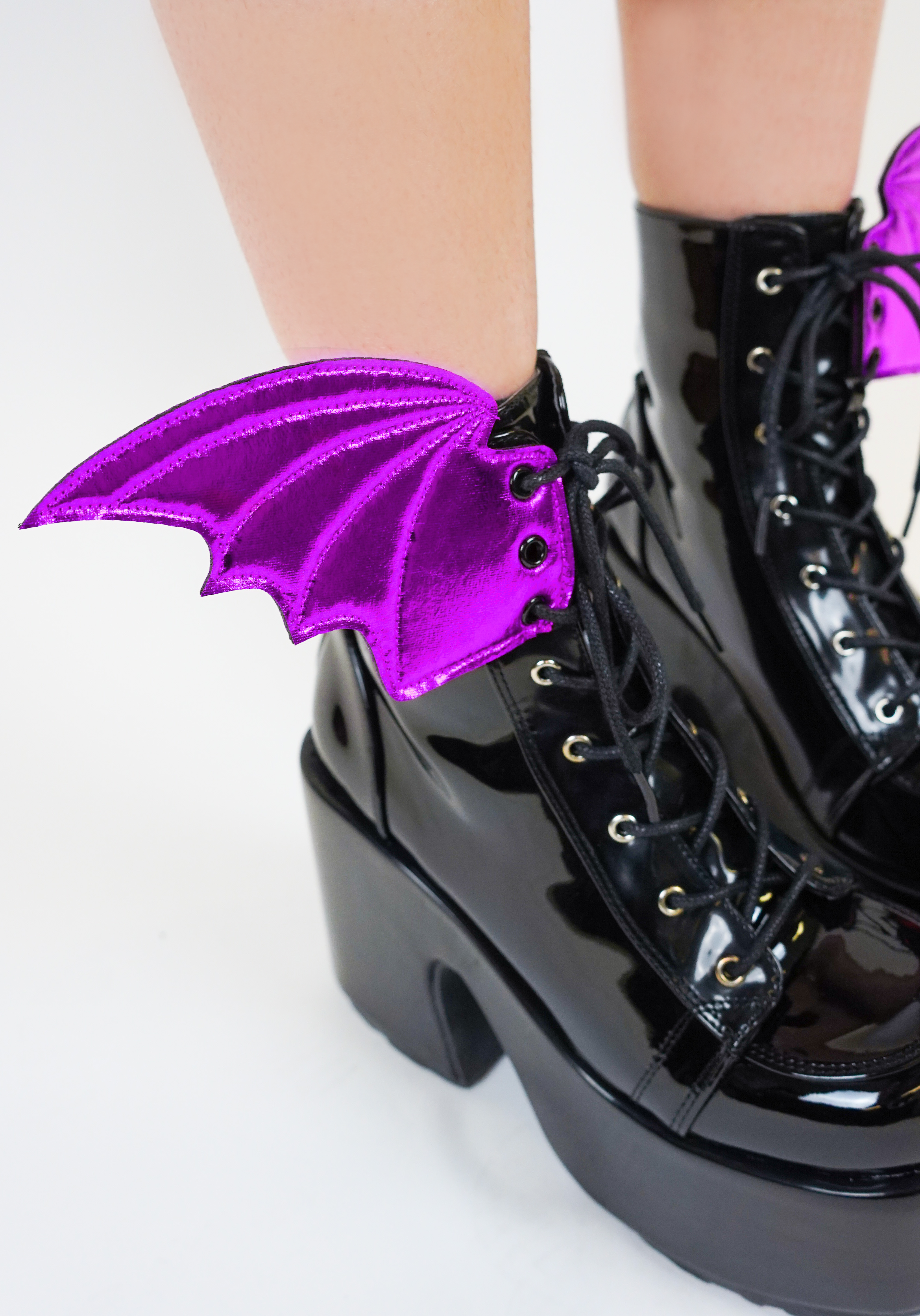 Bat Wings [Purple] | SHOE ACCESSORY [PAIR]*