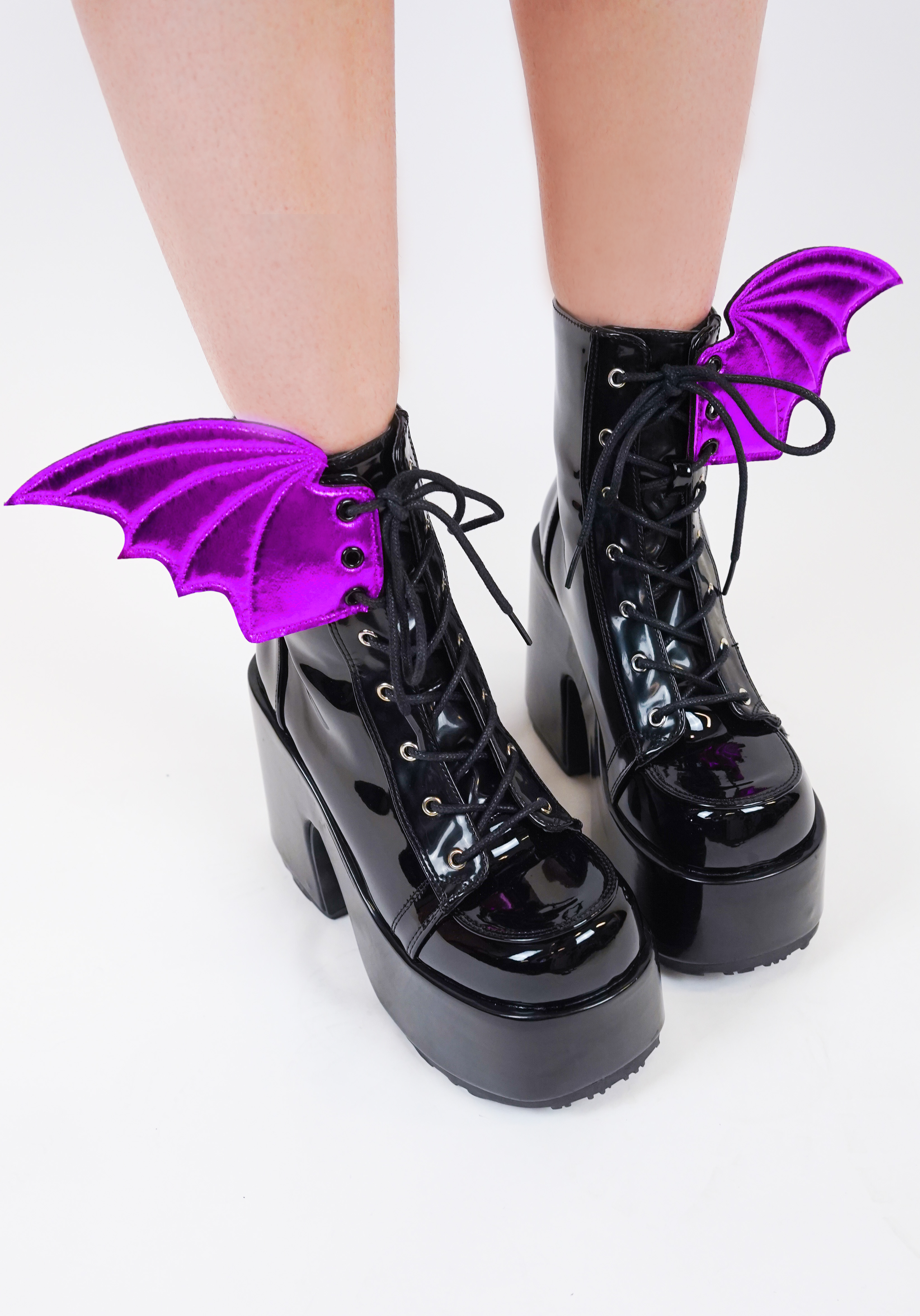 Bat Wings [Purple] | SHOE ACCESSORY [PAIR]*