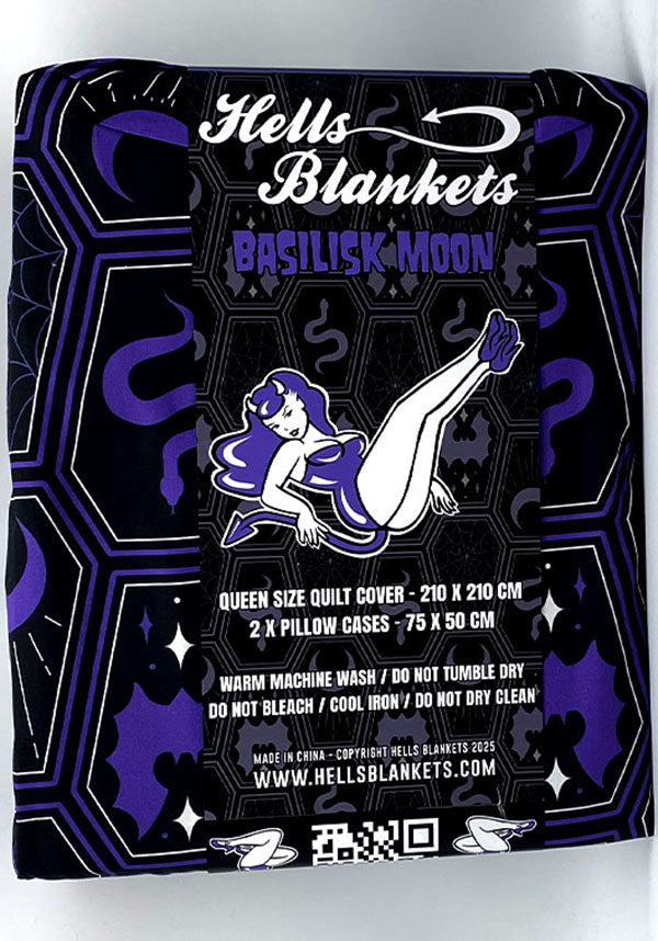 HELLS BLANKETS Basilisk Moon | QUILT SET [KING SINGLE] - Detail 3