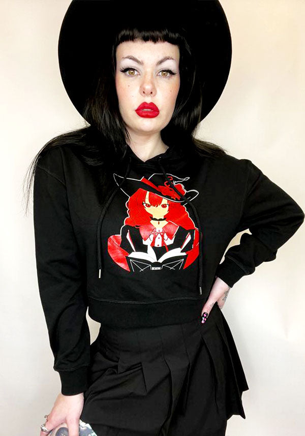 Academia Witch | CROPPED HOODIE*