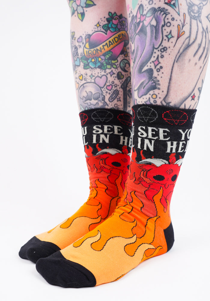 See You In Hell | CREW SOCKS*