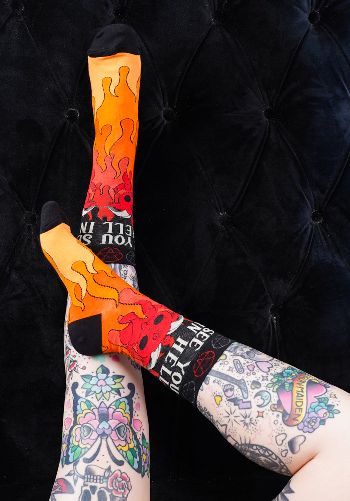 See You In Hell | CREW SOCKS*