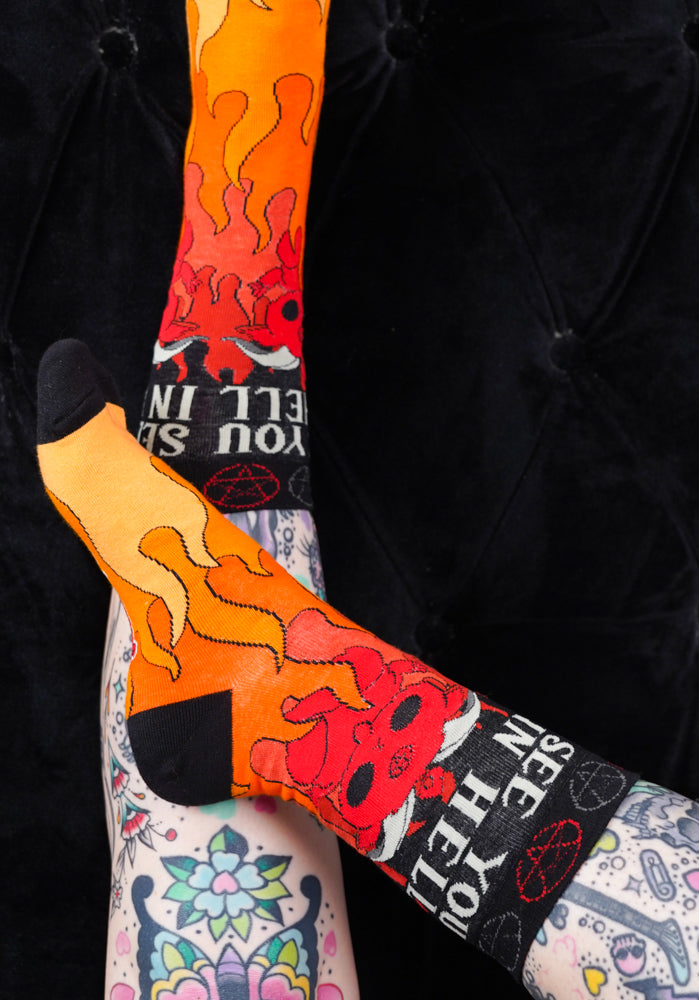 See You In Hell | CREW SOCKS*