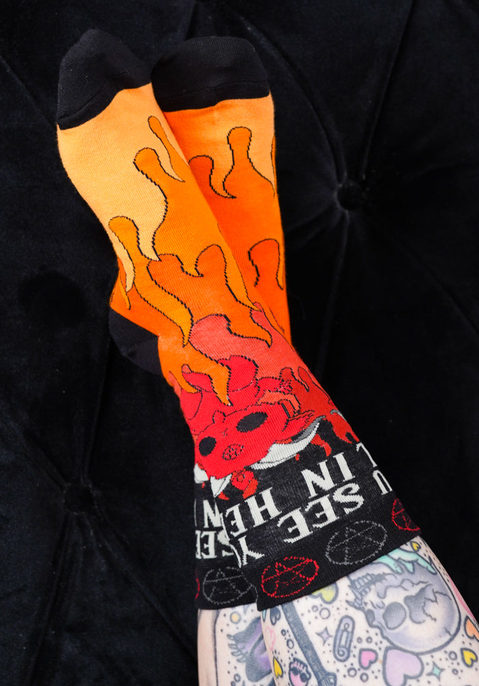 See You In Hell | CREW SOCKS*