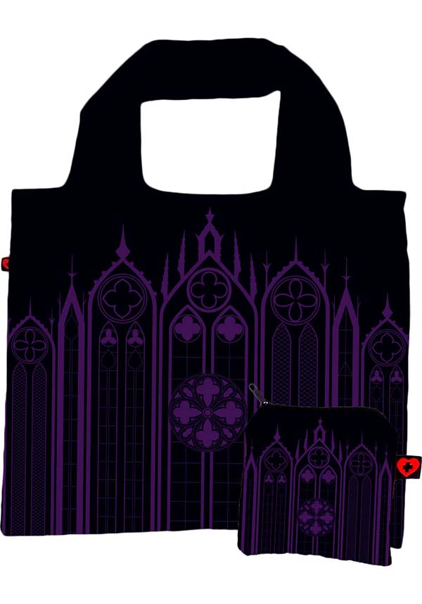 Cathedral [Purple] | REUSABLE TOTE BAG
