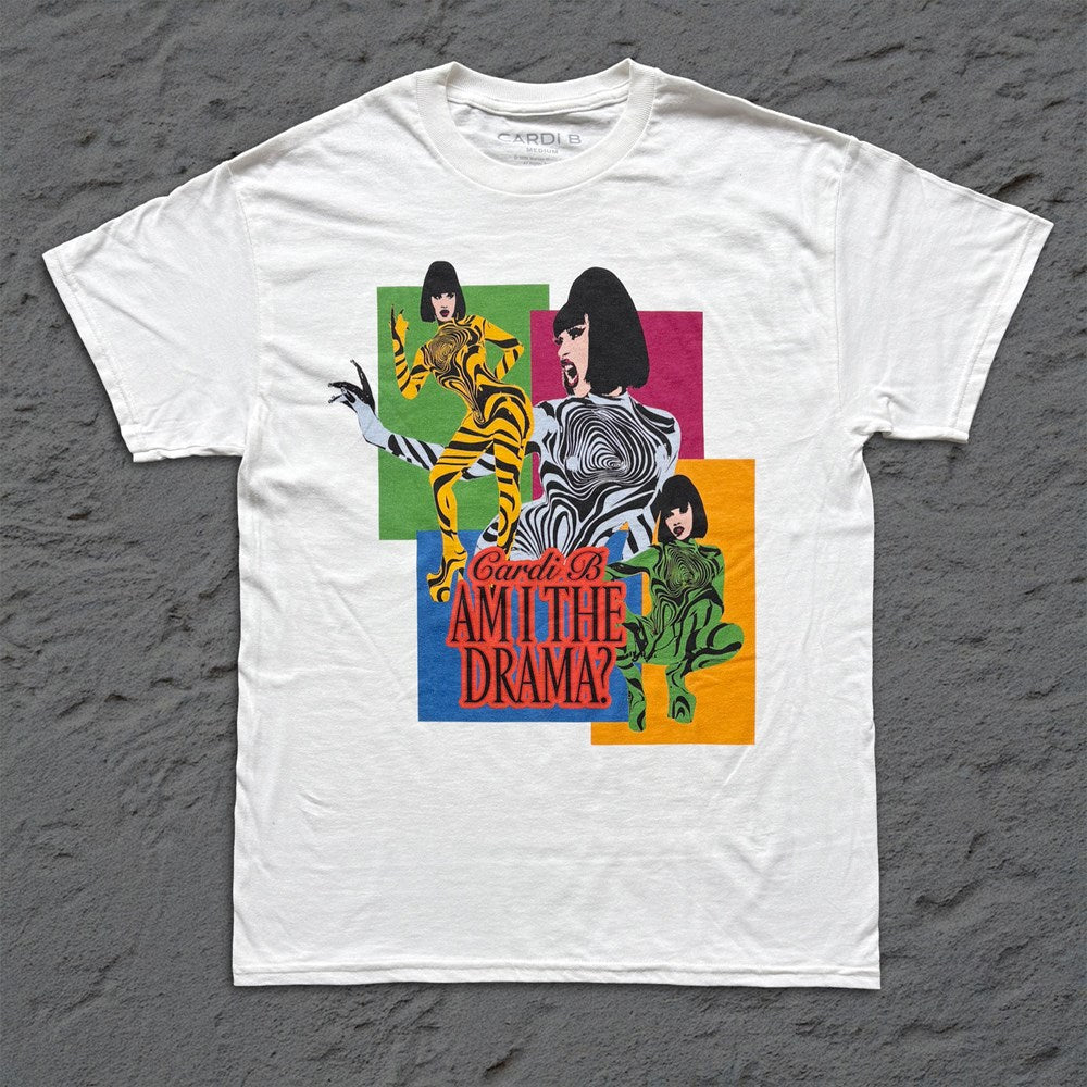 Cardi B | Am I The Drama Colours [White] T-SHIRT [PREORDER]