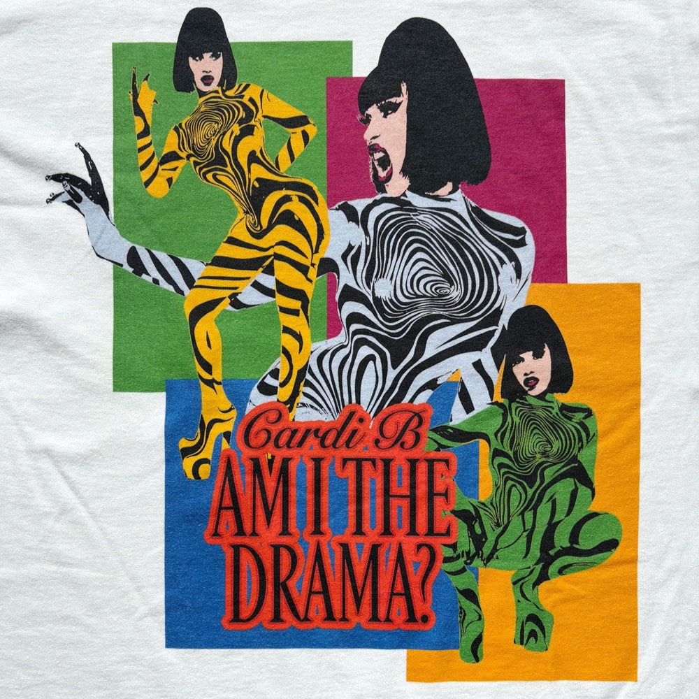 Cardi B | Am I The Drama Colours [White] T-SHIRT [PREORDER]