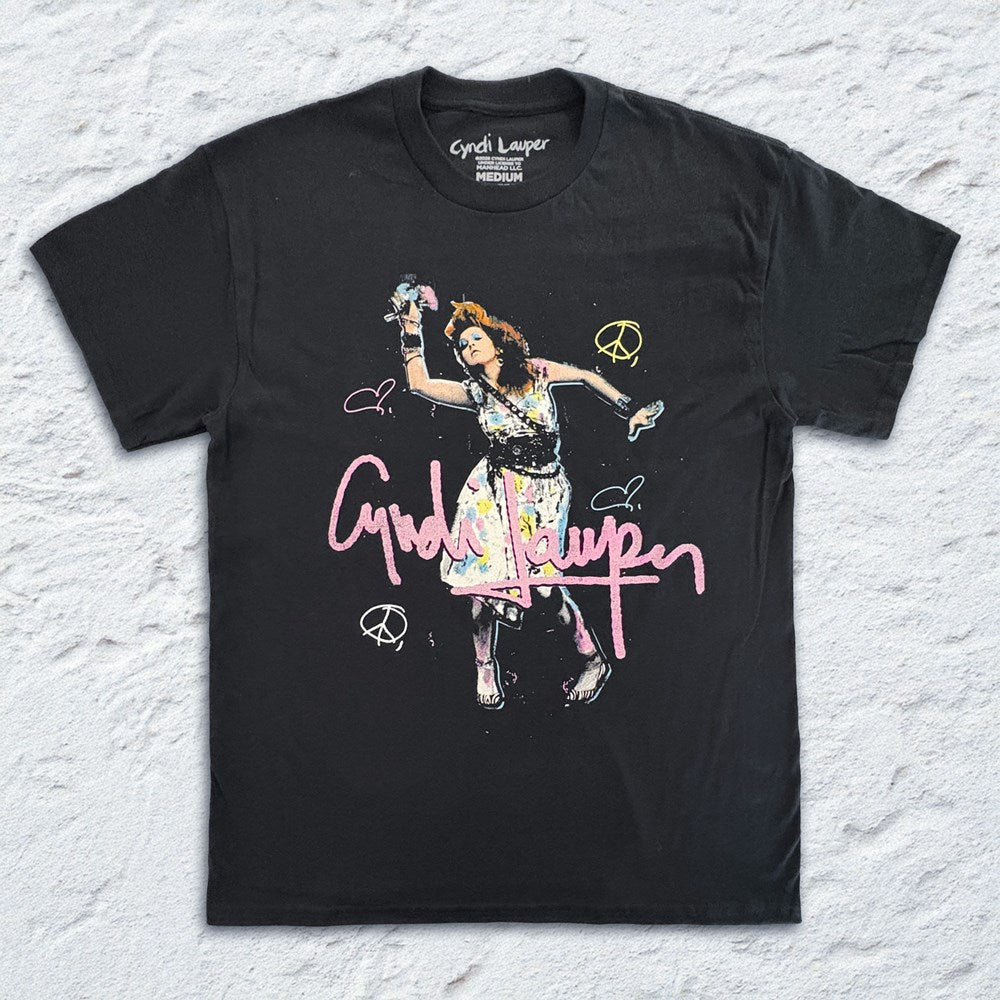 Cyndi Lauper | Dancing [Black] T-SHIRT [PREORDER]