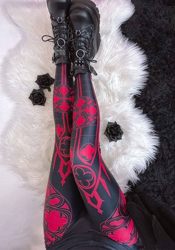 Cathedral [Red] | LEGGINGS**