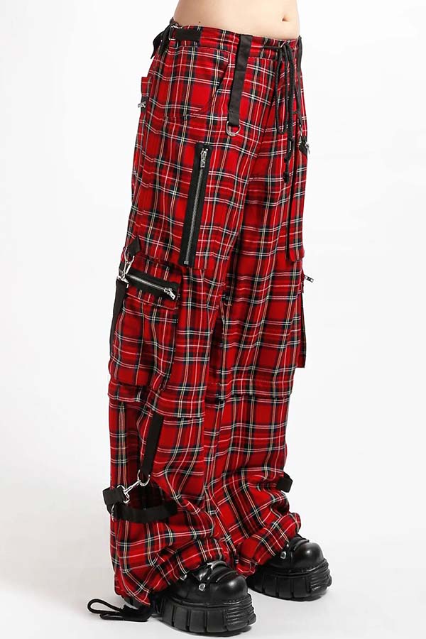 Clash [Red Plaid] | PANTS