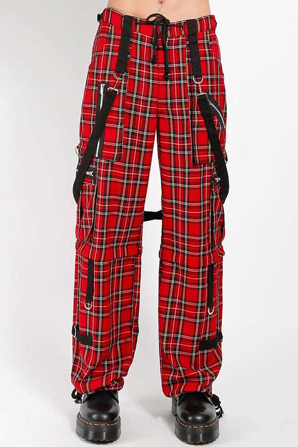 Clash [Red Plaid] | PANTS