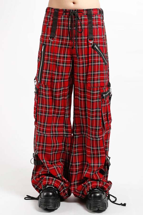 Clash [Red Plaid] | PANTS