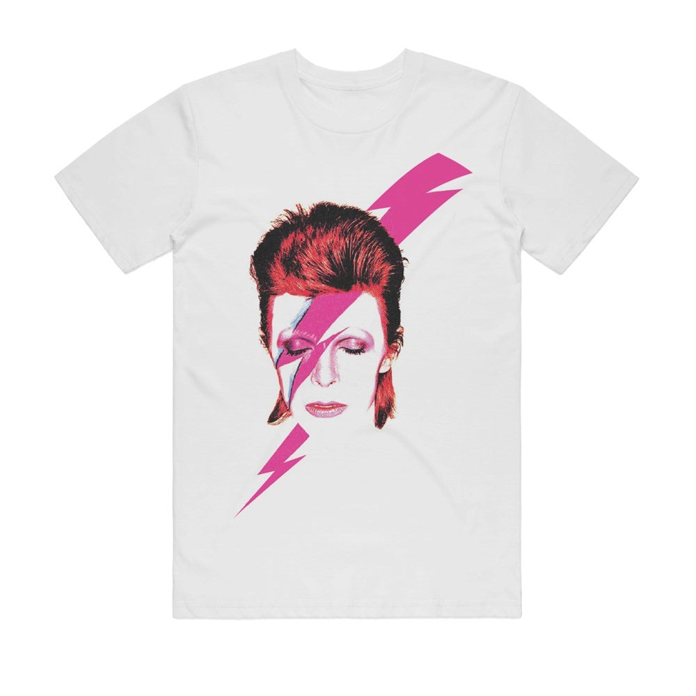 David Bowie | Aladdin Sane [White] T-SHIRT [PREORDER]