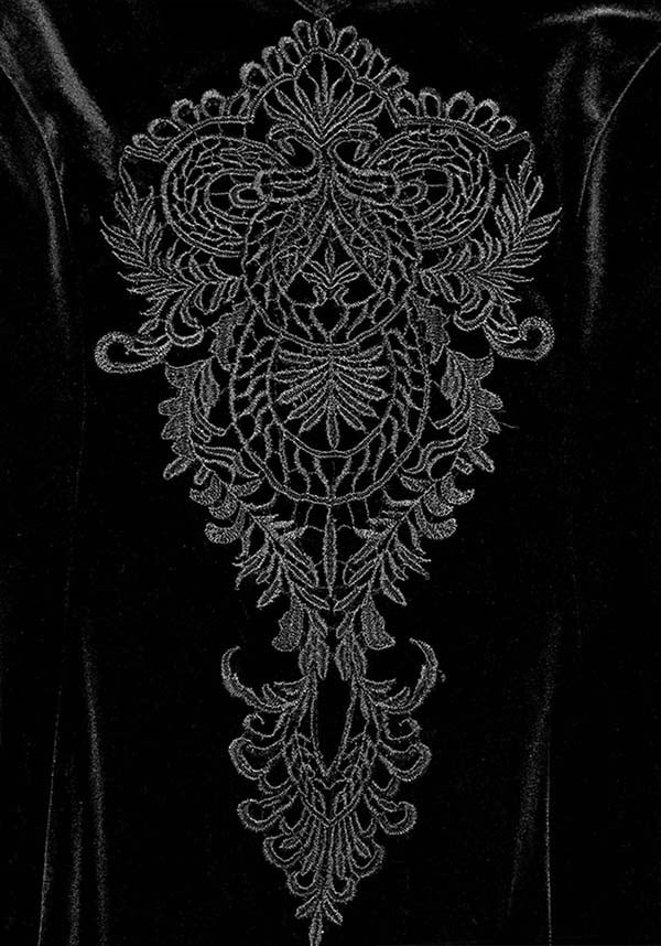 Twilight [Black] Velvet | MAXI DRESS