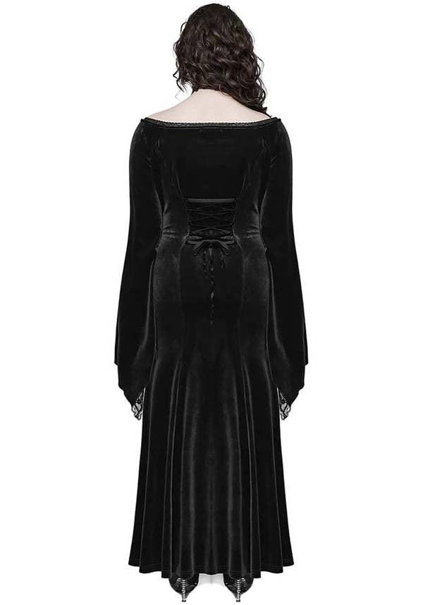 Twilight [Black] Velvet | MAXI DRESS