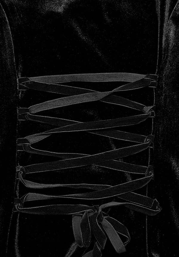 Twilight [Black] Velvet | MAXI DRESS