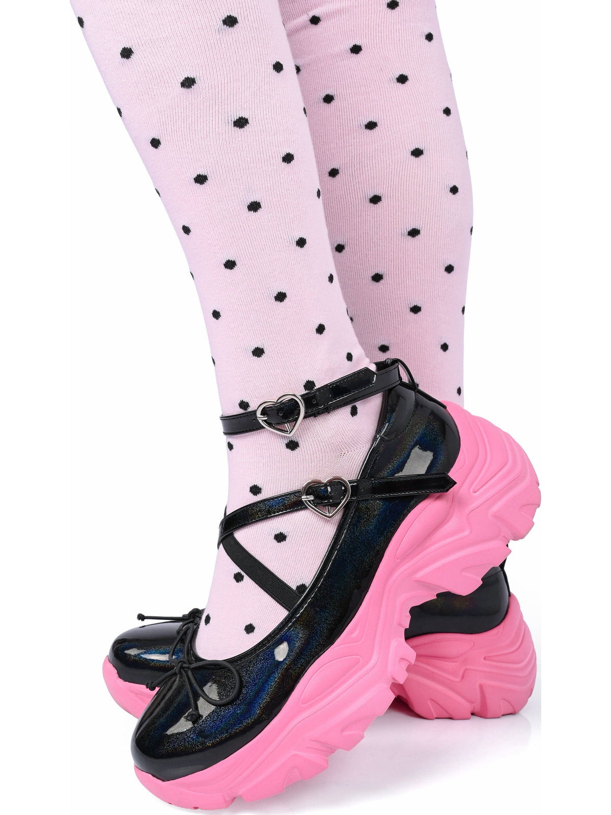 Clara Ballet [Black/pink] | PLATFORM SNEAKERS