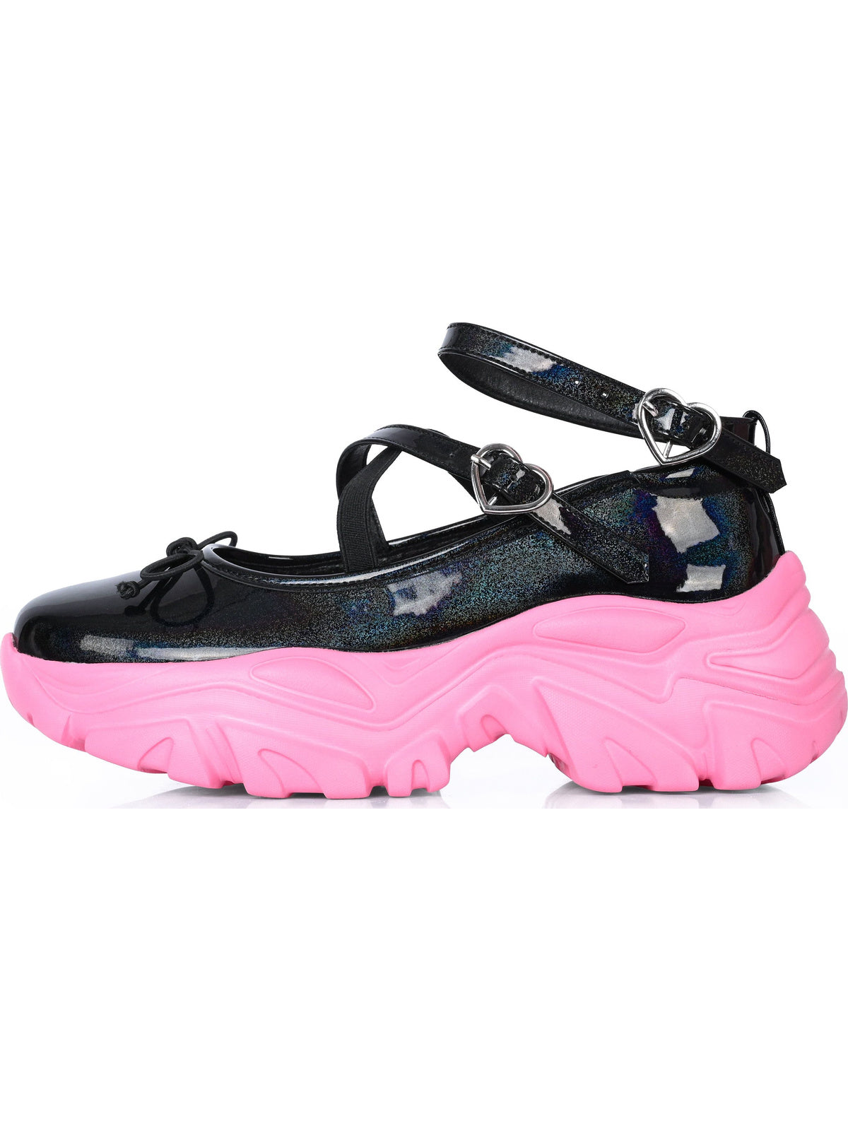Clara Ballet [Black/pink] | PLATFORM SNEAKERS