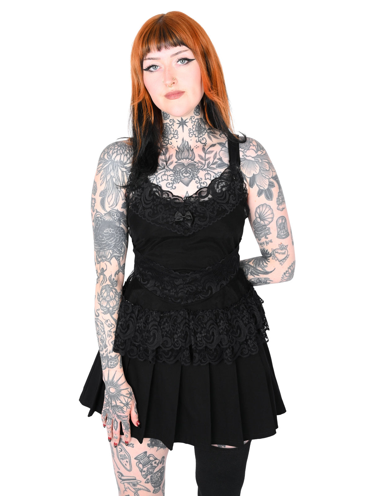 Lily Lace [Black] | CAMISOLE