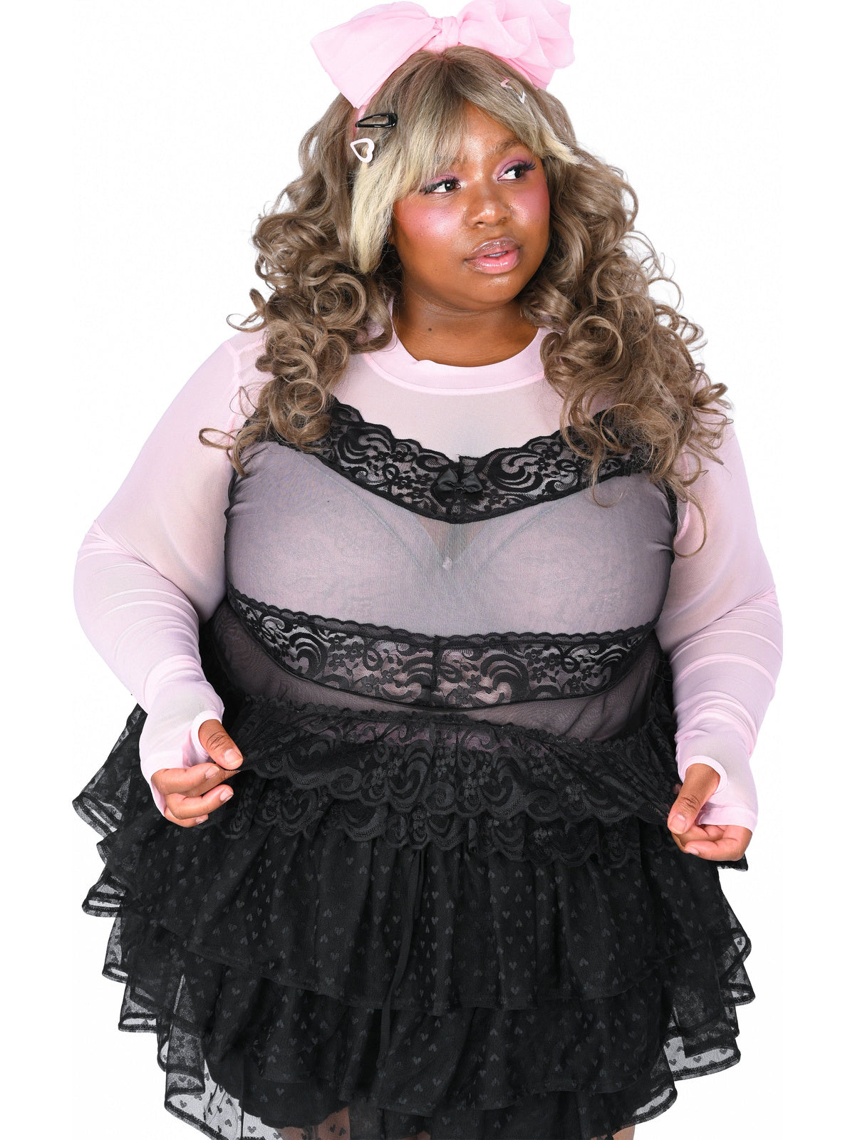 Lily Lace [Black] | CAMISOLE