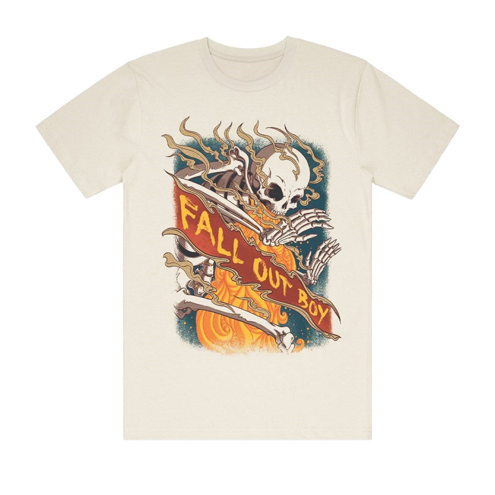 Fall Out Boy | Skeleton Natural T-SHIRT [PREORDER]